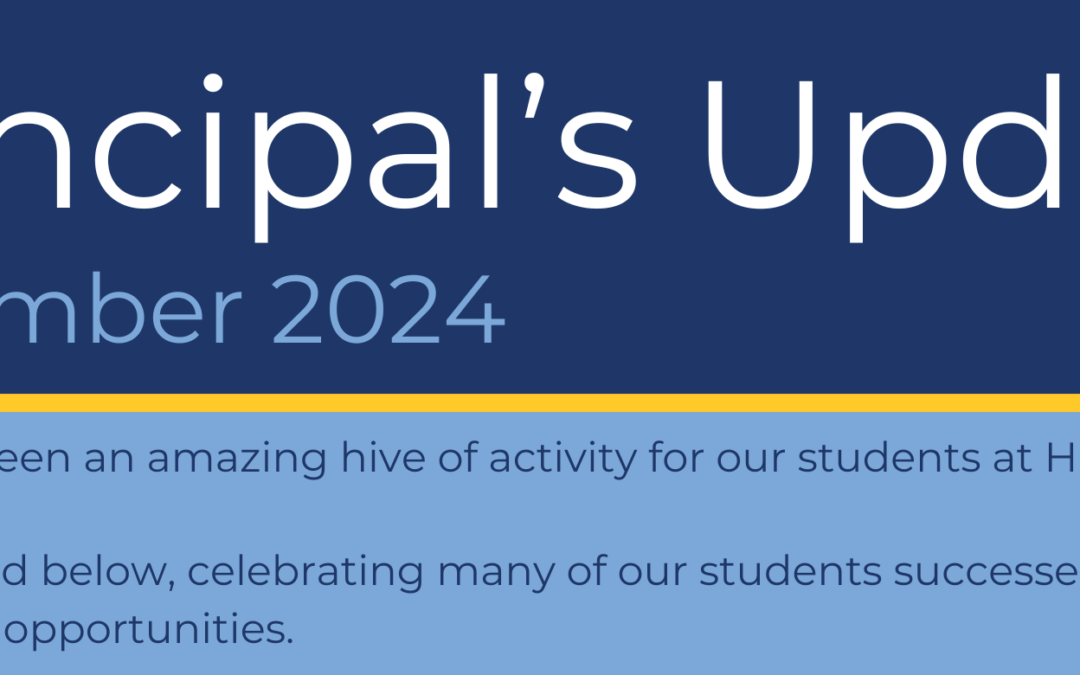 Principal’s Update | Term 3, Week 8 2024